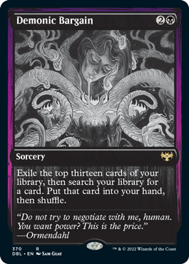 Demonic Bargain [Innistrad: Double Feature] | Black Swamp Games