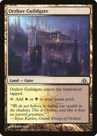 Orzhov Guildgate [Dragon's Maze] | Black Swamp Games