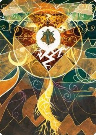 Lightning Bolt Art Card [Strixhaven: School of Mages Art Series] | Black Swamp Games