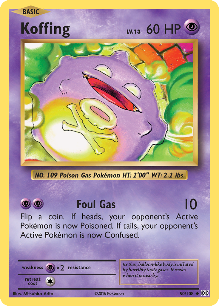 Koffing (50/108) [XY: Evolutions] | Black Swamp Games