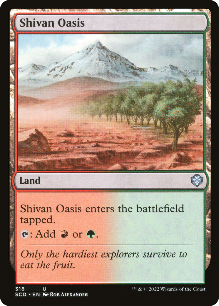 Shivan Oasis [Starter Commander Decks] | Black Swamp Games