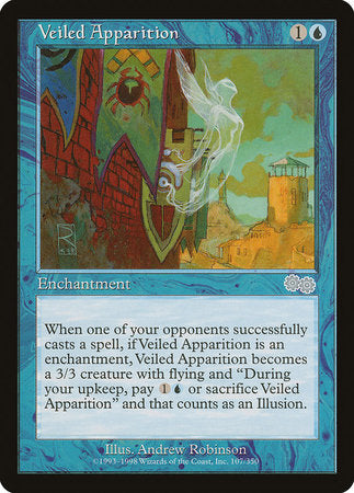 Veiled Apparition [Urza's Saga] | Black Swamp Games