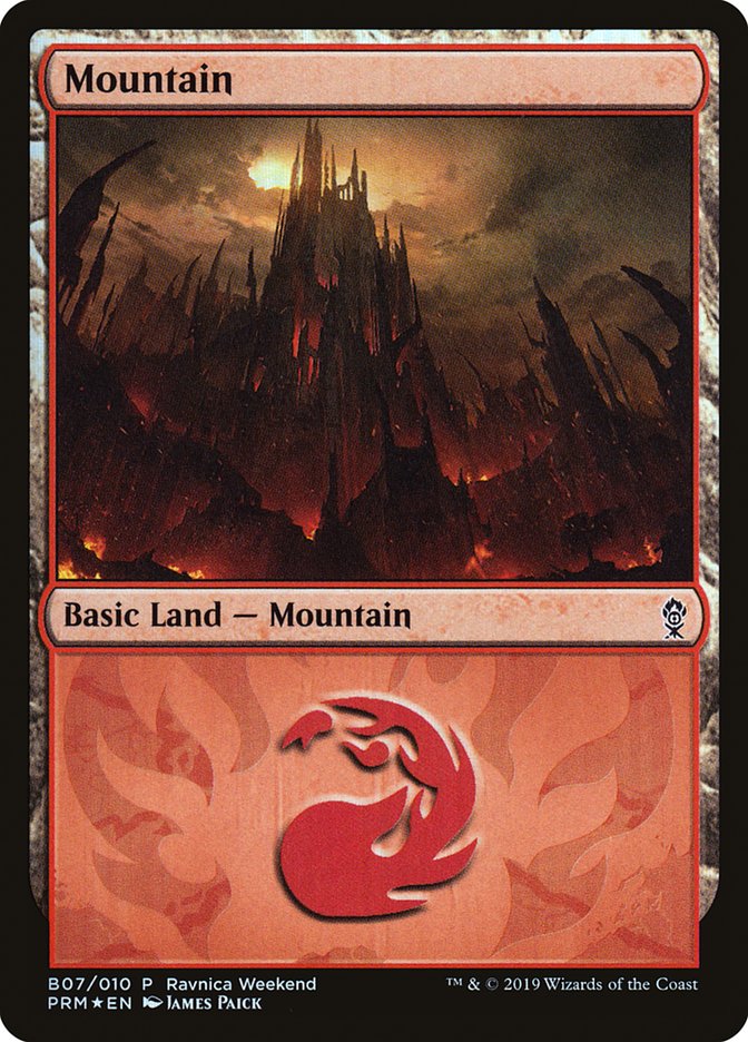 Mountain (B07) [Ravnica Allegiance Guild Kit] | Black Swamp Games