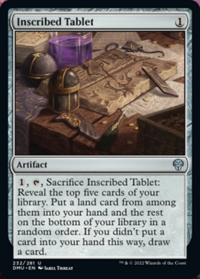 Inscribed Tablet [Dominaria United] | Black Swamp Games