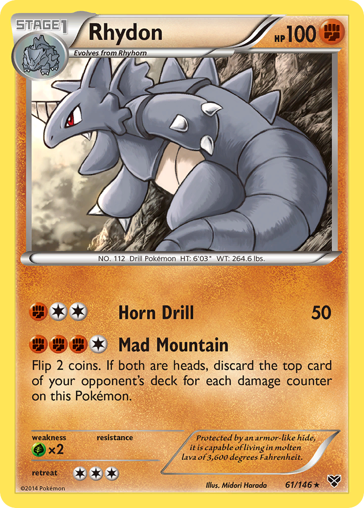 Rhydon (61/146) [XY: Base Set] | Black Swamp Games