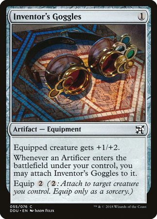 Inventor's Goggles [Duel Decks: Elves vs. Inventors] | Black Swamp Games