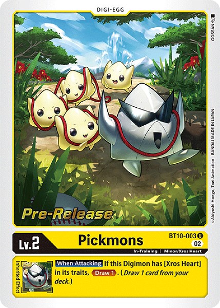 Pickmons [BT10-003] [Xros Encounter Pre-Release Cards] | Black Swamp Games