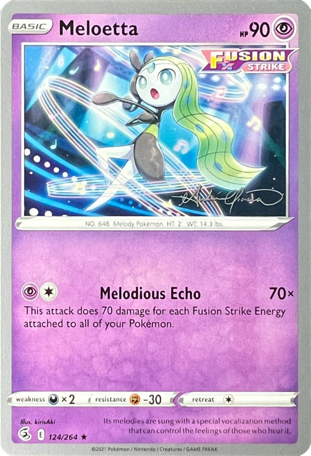 Meloetta (124/264) (The Shape of Mew - Andre Chiasson) [World Championships 2022] | Black Swamp Games