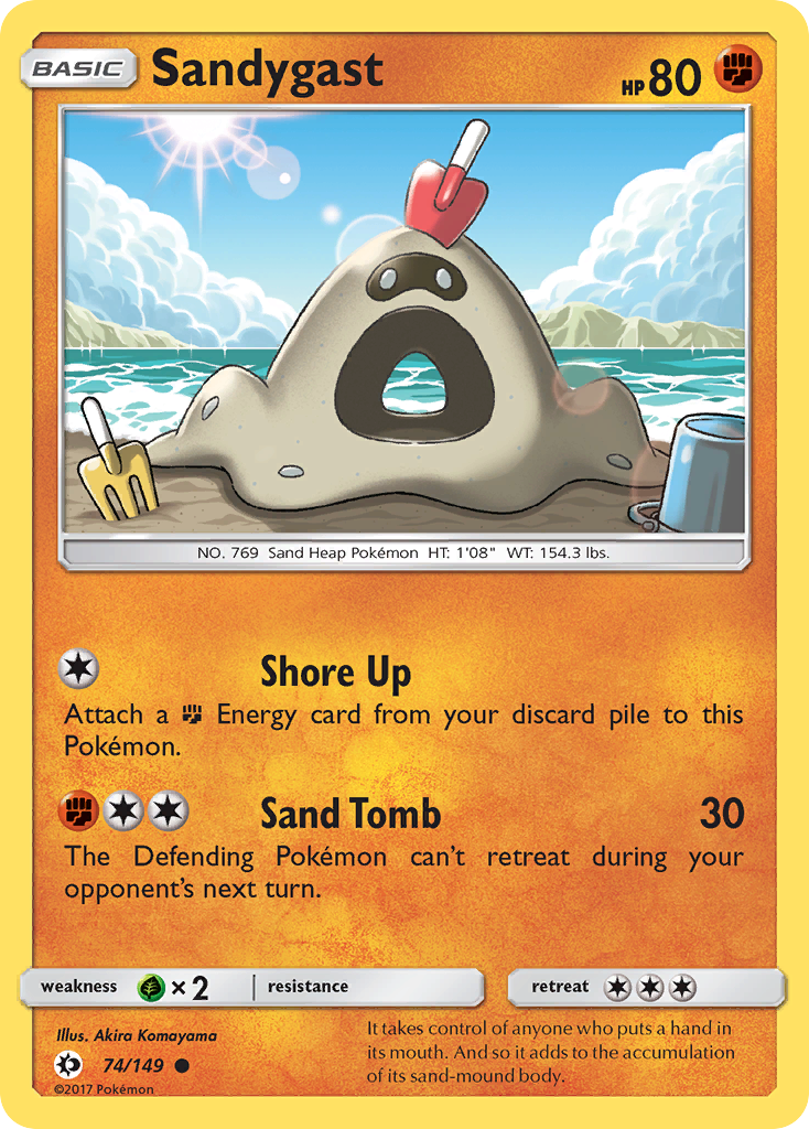 Sandygast (74/149) [Sun & Moon: Base Set] | Black Swamp Games