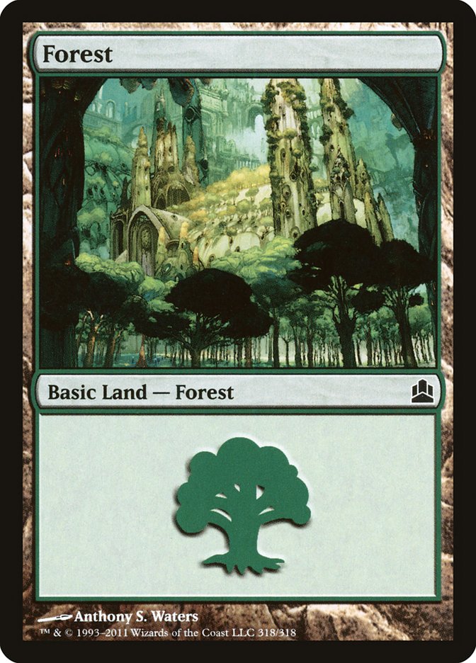 Forest (318) [Commander 2011] | Black Swamp Games
