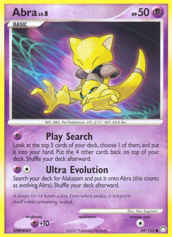 Abra (69/123) [Diamond & Pearl: Mysterious Treasures] | Black Swamp Games