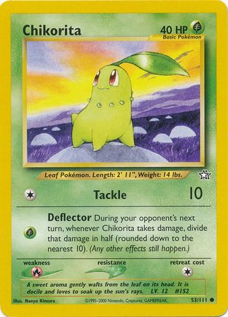 Chikorita (53/111) [Neo Genesis Unlimited] | Black Swamp Games