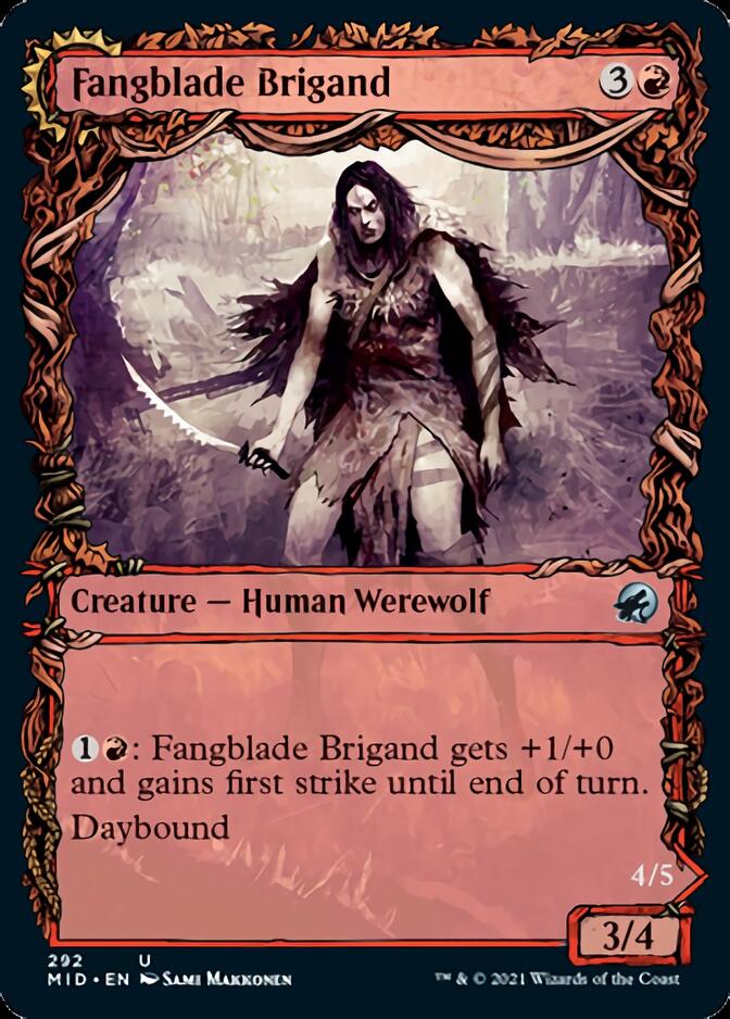 Fangblade Brigand // Fangblade Eviscerator (Showcase Equinox) [Innistrad: Midnight Hunt] | Black Swamp Games