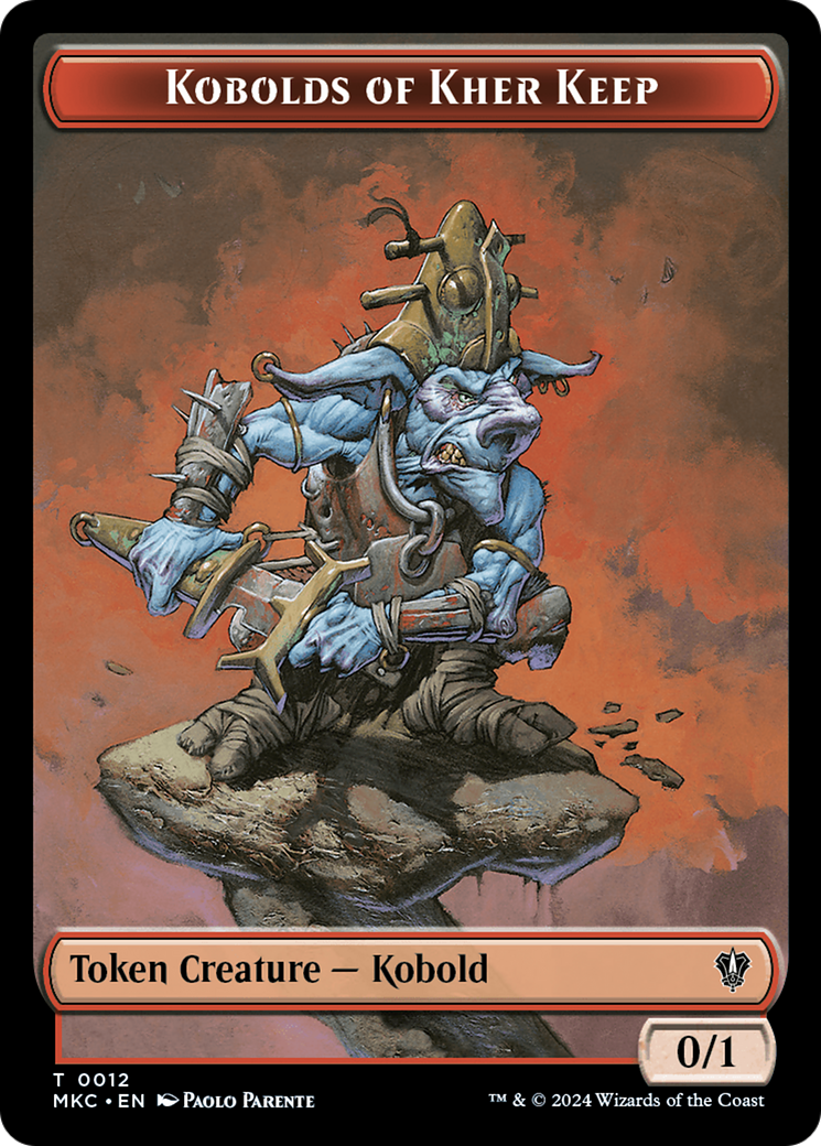 Soldier // Kobolds of Kher Keep Double-Sided Token [Murders at Karlov Manor Commander Tokens] | Black Swamp Games