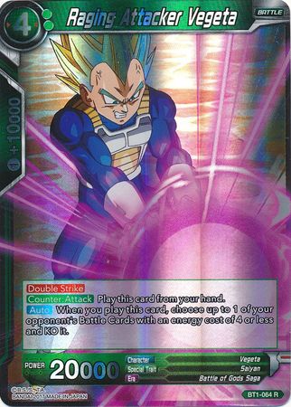 Raging Attacker Vegeta [BT1-064] | Black Swamp Games