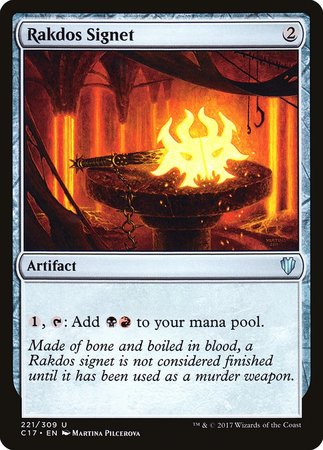 Rakdos Signet [Commander 2017] | Black Swamp Games