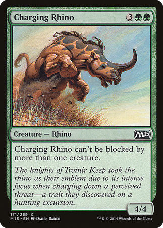 Charging Rhino [Magic 2015] | Black Swamp Games