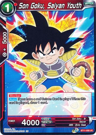 Son Goku, Saiyan Youth [BT11-008] | Black Swamp Games