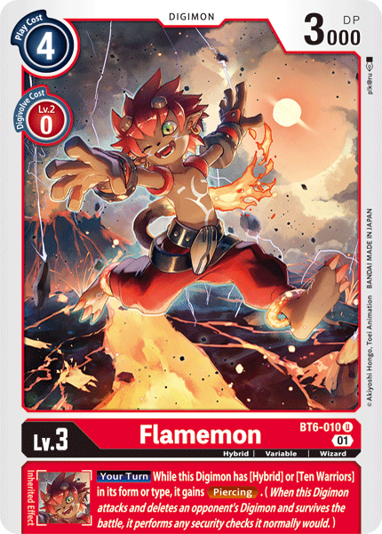 Flamemon [BT6-010] [Double Diamond] | Black Swamp Games