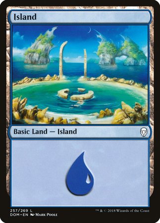Island (257) [Dominaria] | Black Swamp Games