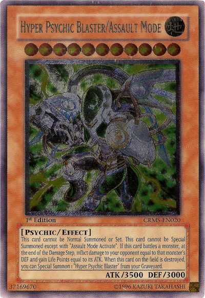 Hyper Psychic Blaster/Assault Mode [CRMS-EN020] Ultimate Rare | Black Swamp Games