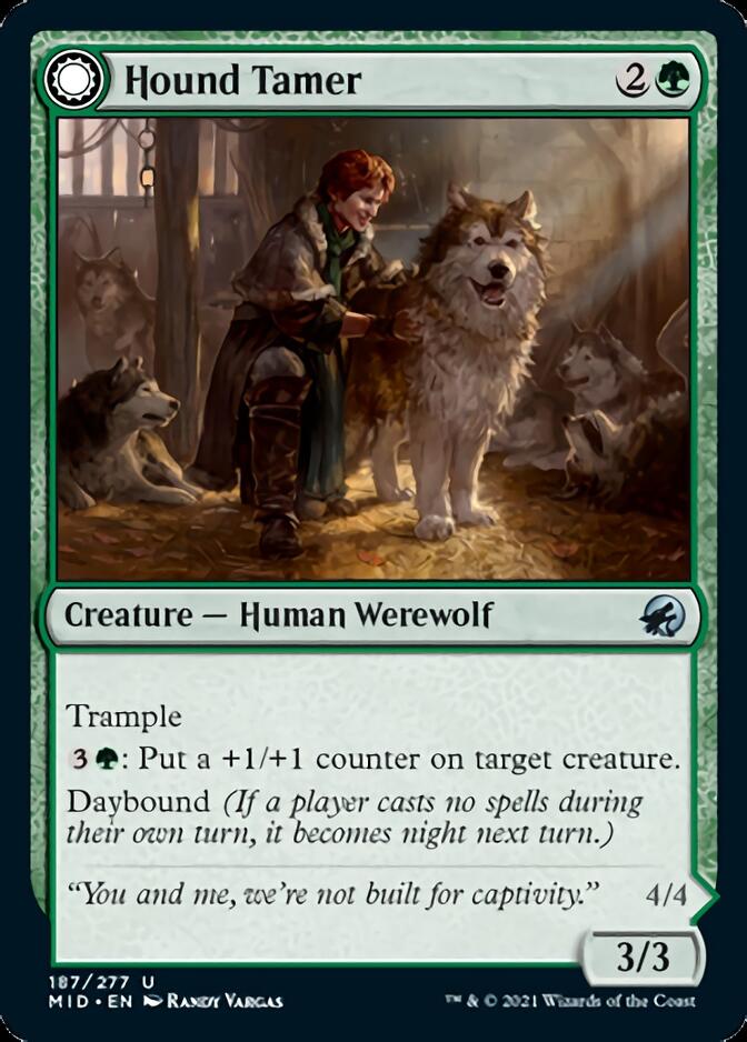 Hound Tamer // Untamed Pup [Innistrad: Midnight Hunt] | Black Swamp Games