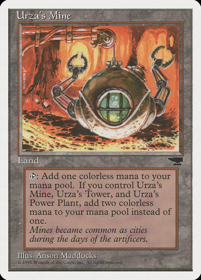 Urza's Mine (Orange Background) [Chronicles] | Black Swamp Games