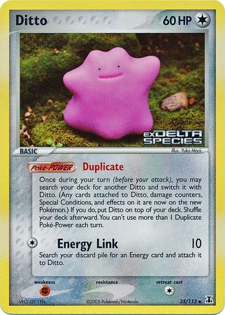 Ditto (35/113) (Stamped) [EX: Delta Species] | Black Swamp Games