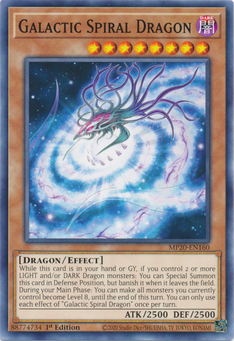 Galactic Spiral Dragon [MP20-EN160] Common | Black Swamp Games