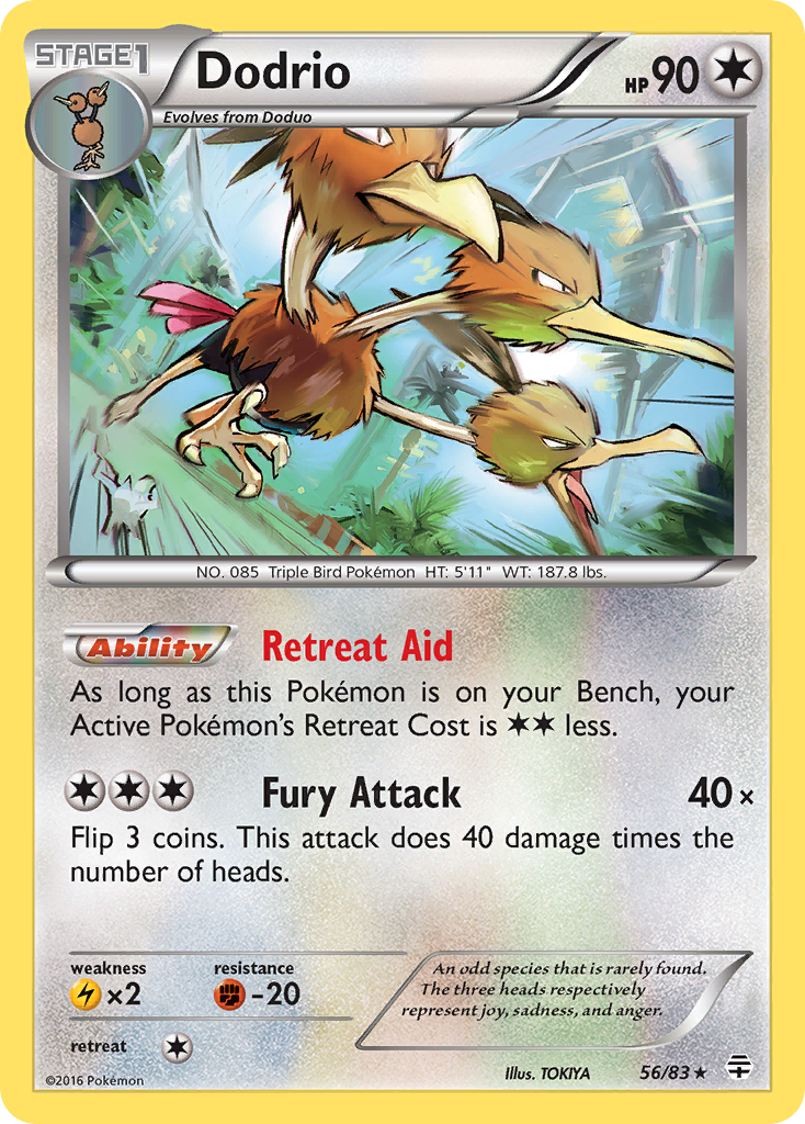 Dodrio (56/83) [XY: Generations] | Black Swamp Games