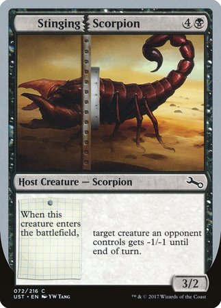 Stinging Scorpion [Unstable] | Black Swamp Games