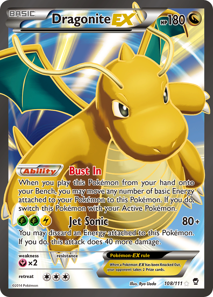 Dragonite EX (108/111) [XY: Furious Fists] | Black Swamp Games