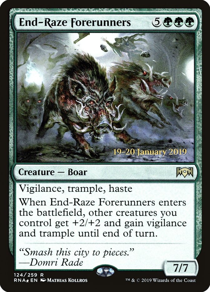 End-Raze Forerunners [Ravnica Allegiance Prerelease Promos] | Black Swamp Games