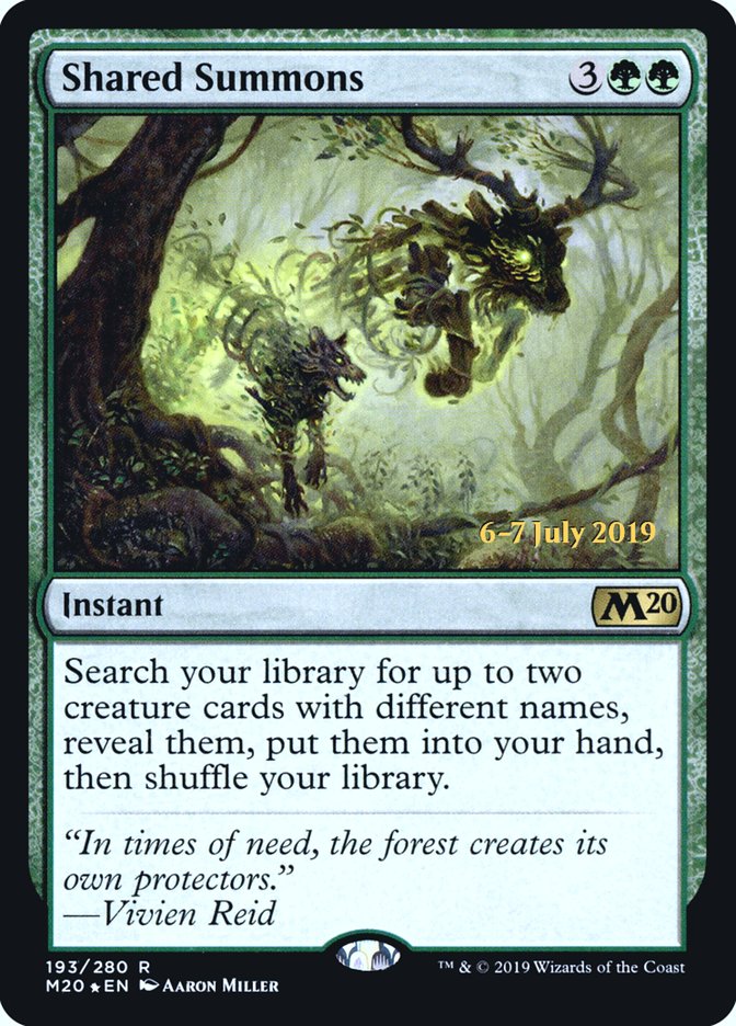 Shared Summons  [Core Set 2020 Prerelease Promos] | Black Swamp Games