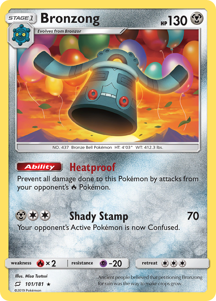 Bronzong (101/181) [Sun & Moon: Team Up] | Black Swamp Games