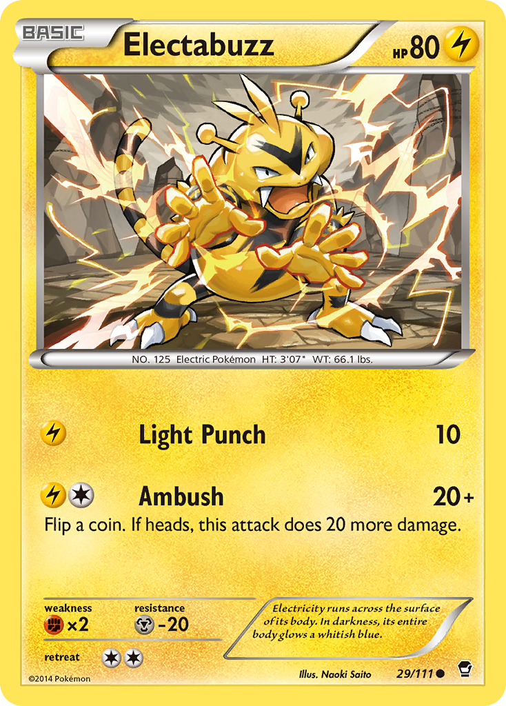 Electabuzz (29/111) [XY: Furious Fists] | Black Swamp Games