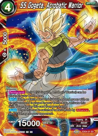 SS Gogeta, Acrobatic Warrior [EX04-01] | Black Swamp Games