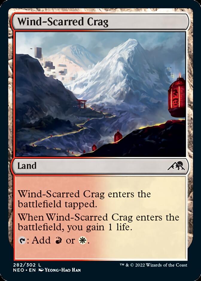 Wind-Scarred Crag [Kamigawa: Neon Dynasty] | Black Swamp Games