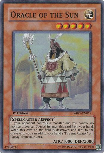 Oracle of the Sun [ABPF-EN019] Super Rare | Black Swamp Games
