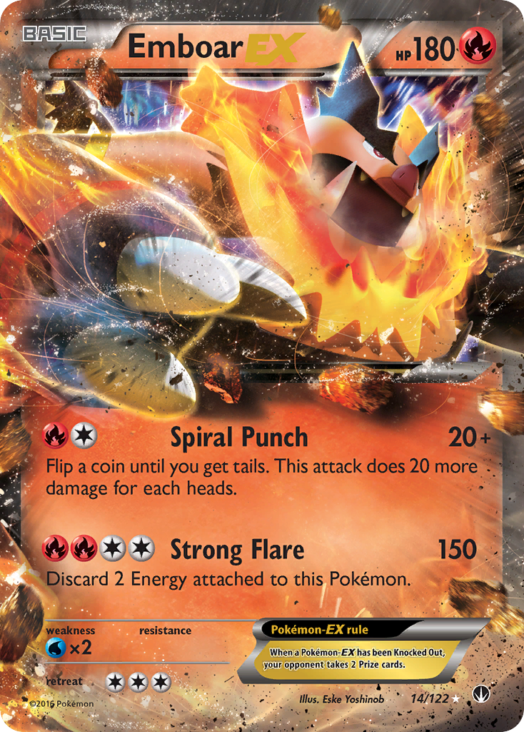 Emboar EX (14/122) [XY: BREAKpoint] | Black Swamp Games