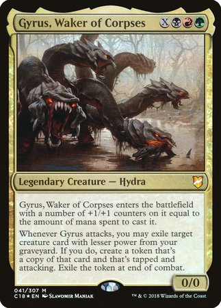 Gyrus, Waker of Corpses [Commander 2018] | Black Swamp Games
