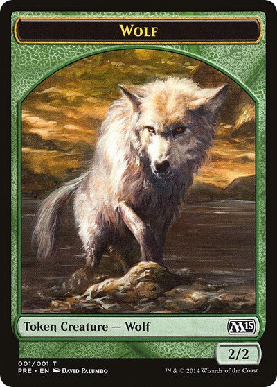 Wolf Token [Prerelease Cards] | Black Swamp Games