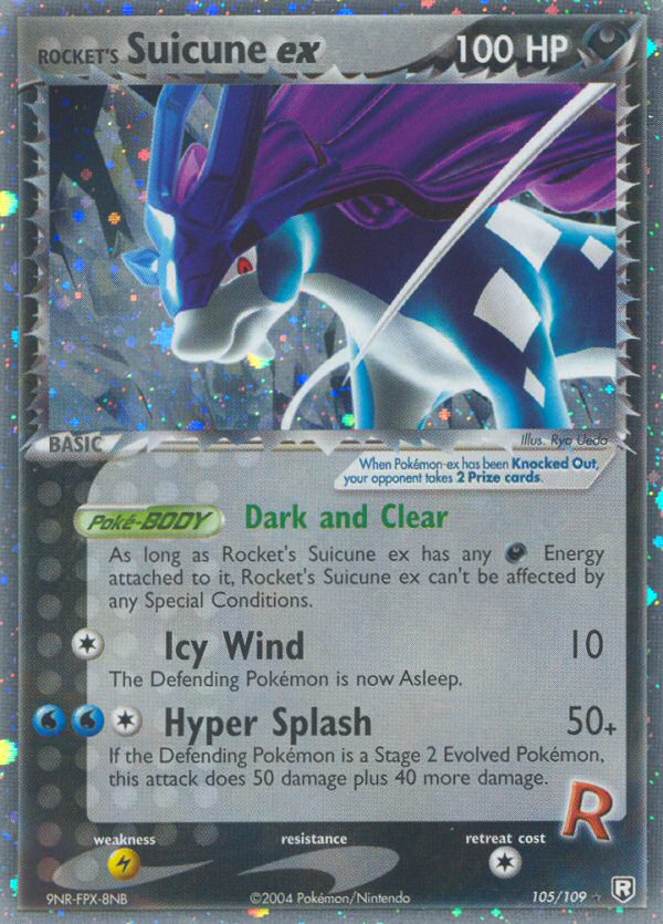 Rocket's Suicune ex (105/109) [EX: Team Rocket Returns] | Black Swamp Games