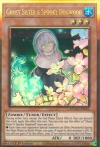 Ghost Sister & Spooky Dogwood (Alternate Art) [MAGO-EN013] Gold Rare | Black Swamp Games