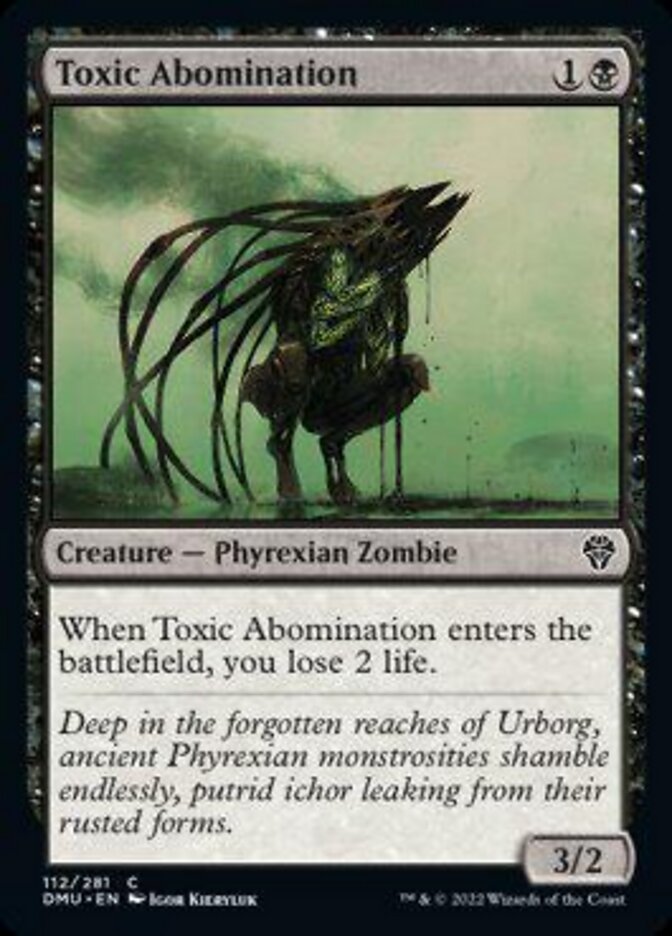 Toxic Abomination [Dominaria United] | Black Swamp Games