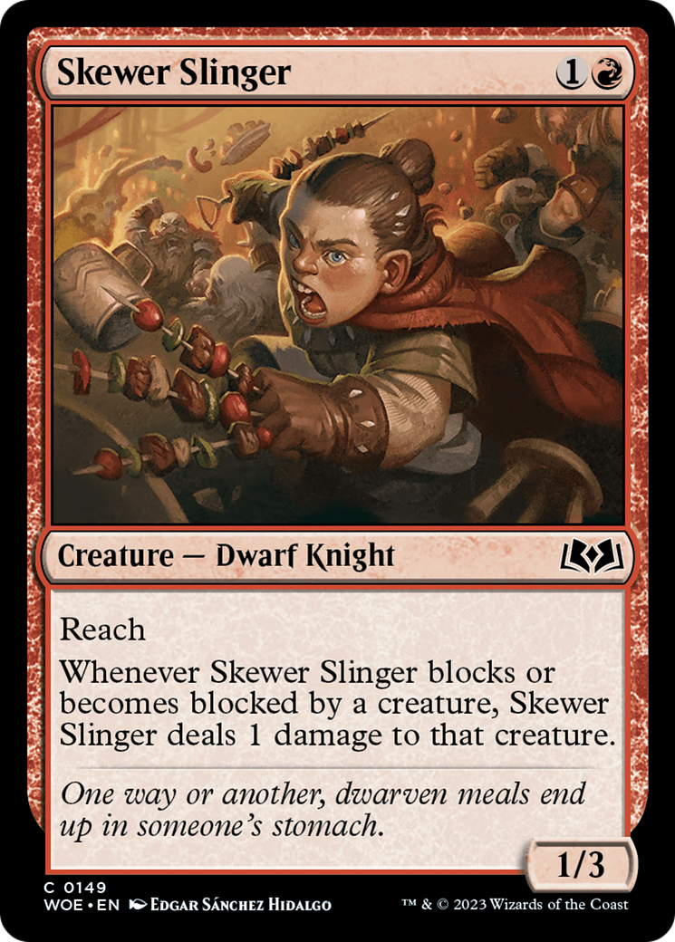 Skewer Slinger [Wilds of Eldraine] | Black Swamp Games