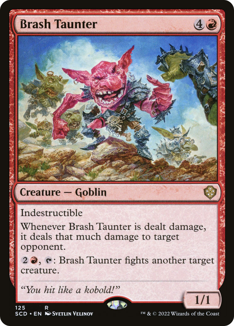 Brash Taunter [Starter Commander Decks] | Black Swamp Games