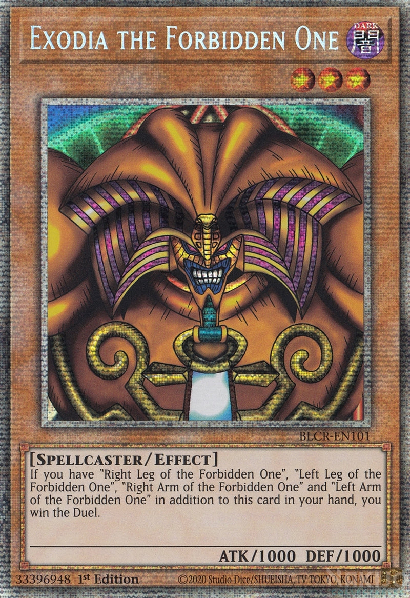 Exodia the Forbidden One [BLCR-EN101] Starlight Rare | Black Swamp Games