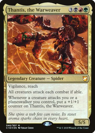 Thantis, the Warweaver [Commander 2018] | Black Swamp Games
