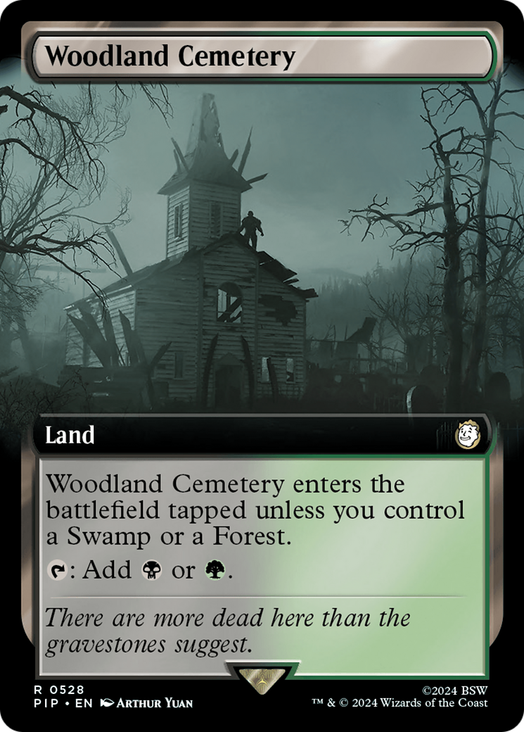 Woodland Cemetery (Extended Art) [Fallout] | Black Swamp Games